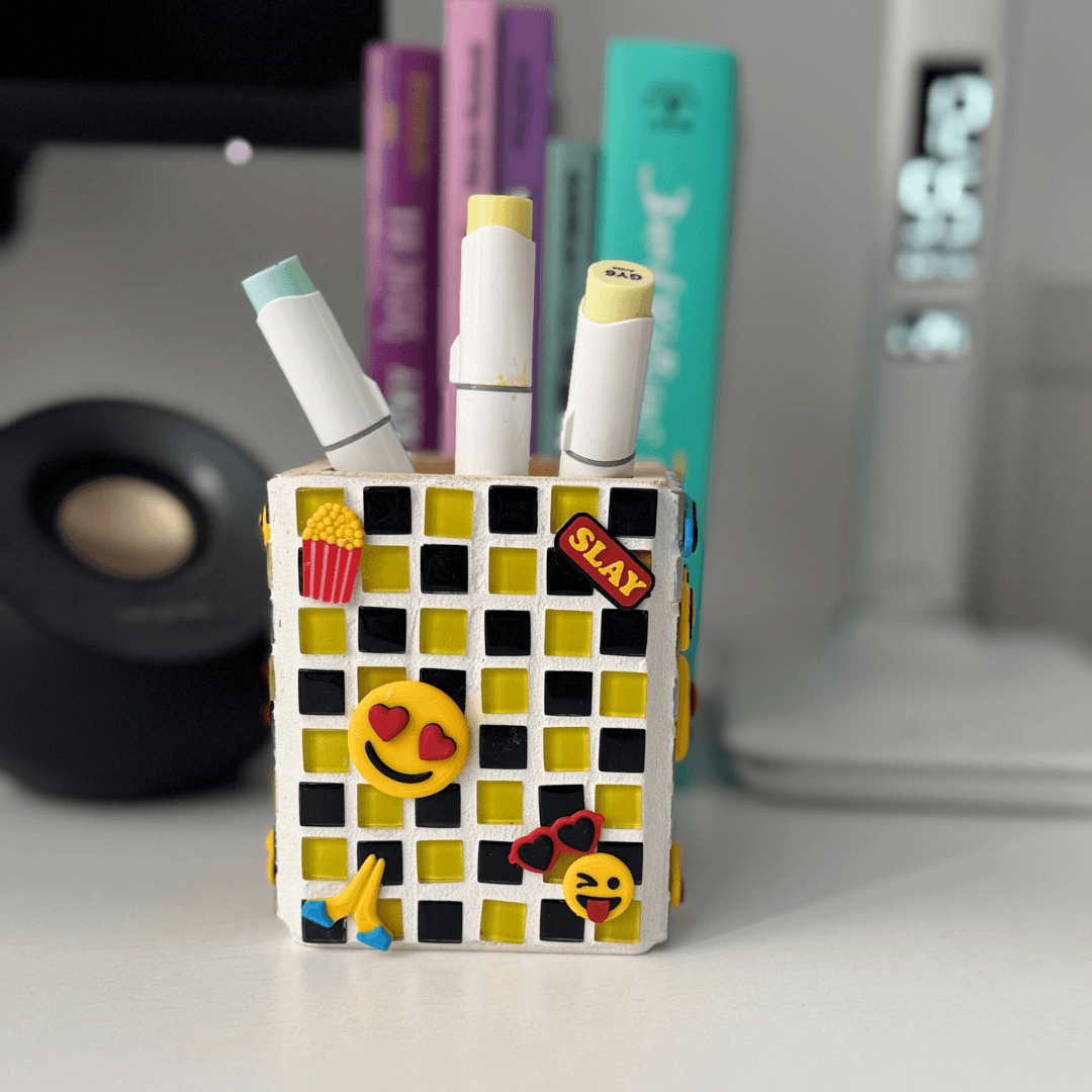 Kawaii styl – hotový stojánek na tužky